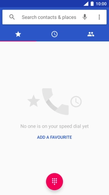 Press the menu icon.