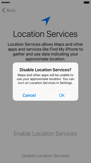 If you turn off the function, press OK.