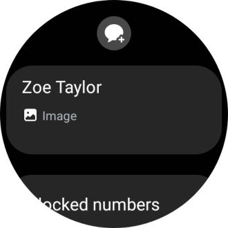 Press the required picture message.