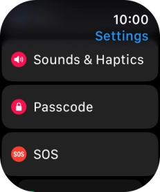 Press SOS. Press SOS.
