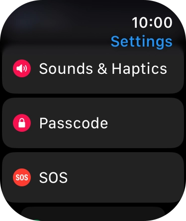 Press SOS. Press SOS.