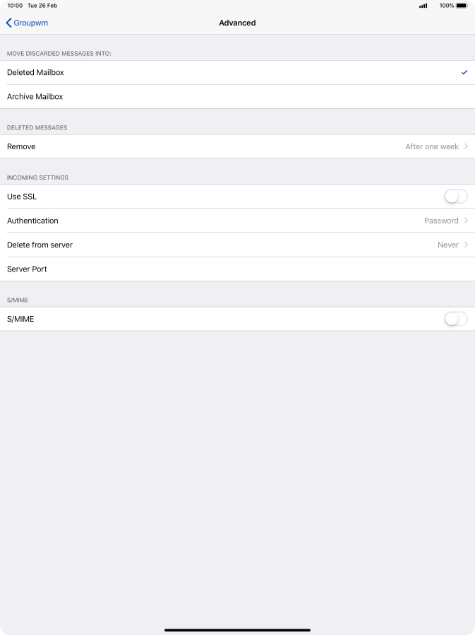 Press Authentication.