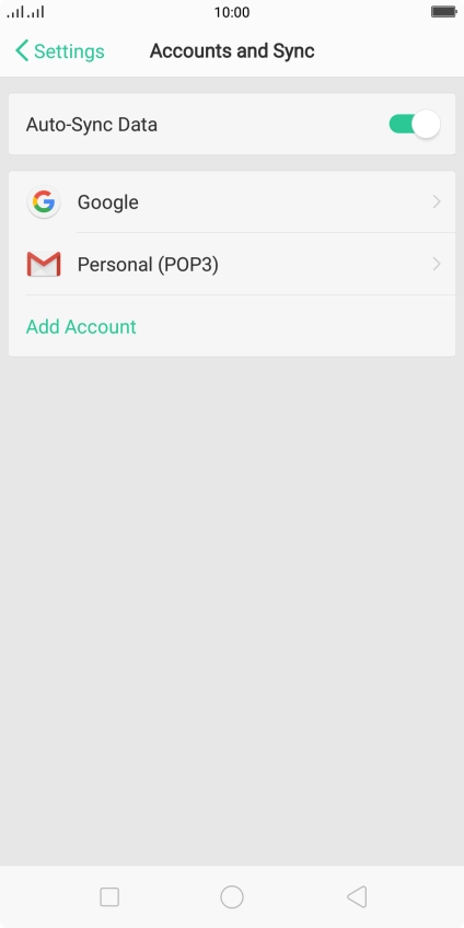 Press the Home key to return to the home screen.