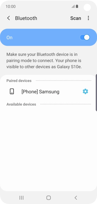 Press the Home key to return to the home screen.