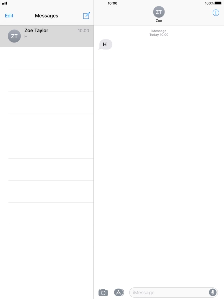 Press the Home key to return to the home screen.