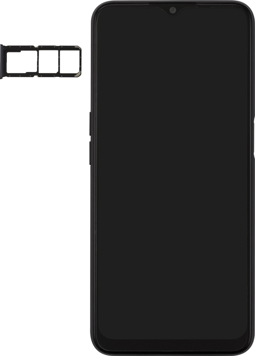 Turn your SIM so the angled corner of the SIM matches the angled corner of the SIM holder and place your SIM in the SIM holder.