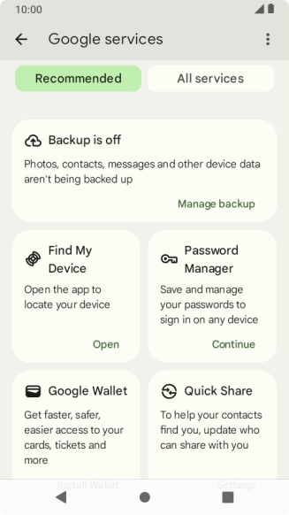 Press Find My Device.