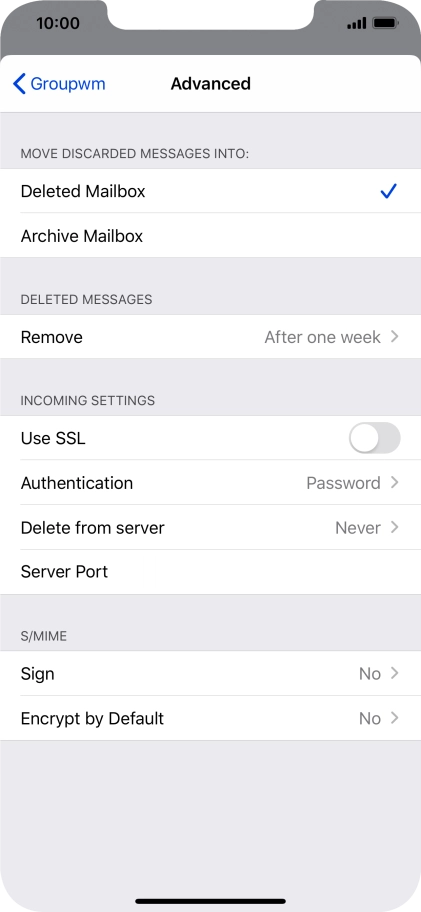Press Authentication.