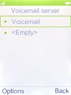 Highlight Voicemail. Highlight Voicemail.