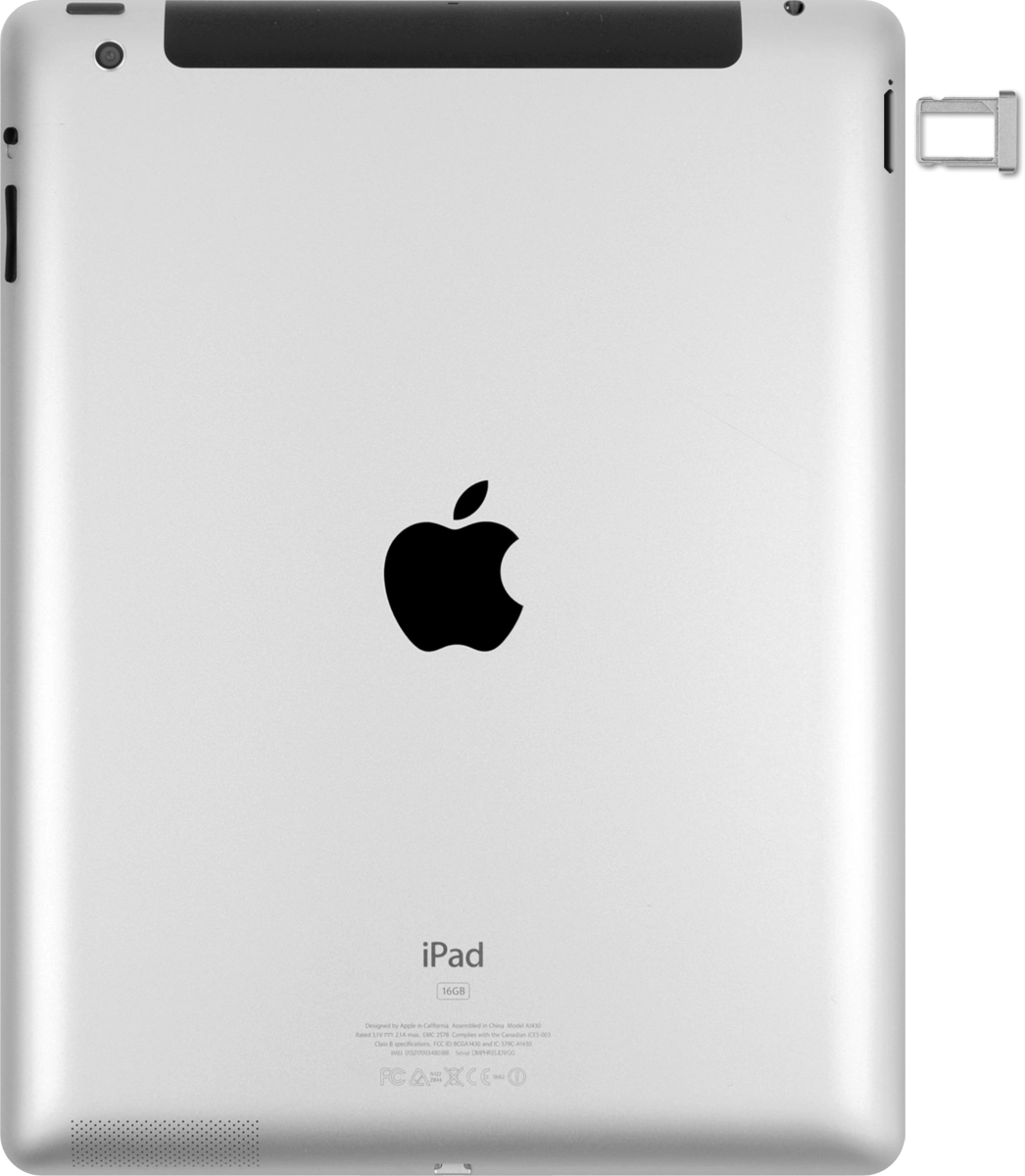 Turn your SIM so the angled corner of the SIM matches the angled corner of the SIM holder.