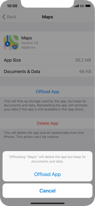 Press Offload App.