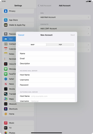 Press Host Name and key in the name or IP address of your email provider's outgoing server. Please note that if you can't send email messages when using your email provider's outgoing server, key in smtp.vodafone.net.au (Vodafone's outgoing server). Press Host Name and key in the name or IP address of your email provider's outgoing server. Please note that if you can't send email messages when using your email provider's outgoing server, key in smtp.vodafone.net.au (Vodafone's outgoing server).