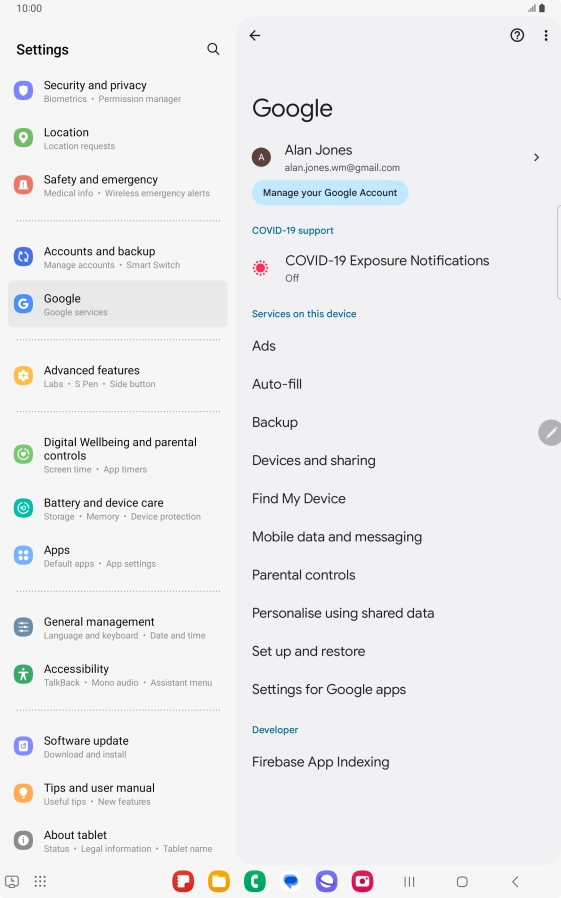 Press Find My Device.