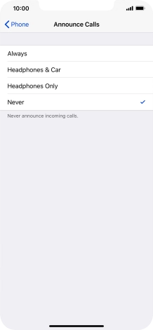 Press Always to turn on the function when silent mode is turned off.