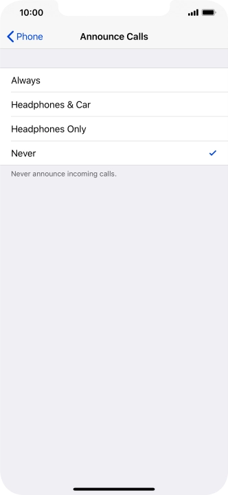 Press Always to turn on the function when silent mode is turned off.