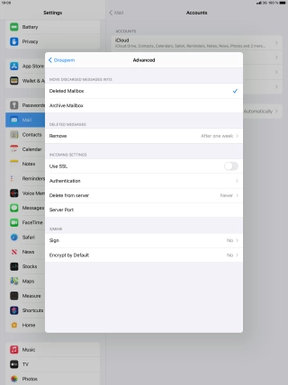 Press Authentication.