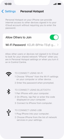 Slide your finger upwards starting from the bottom of the screen to return to the home screen.