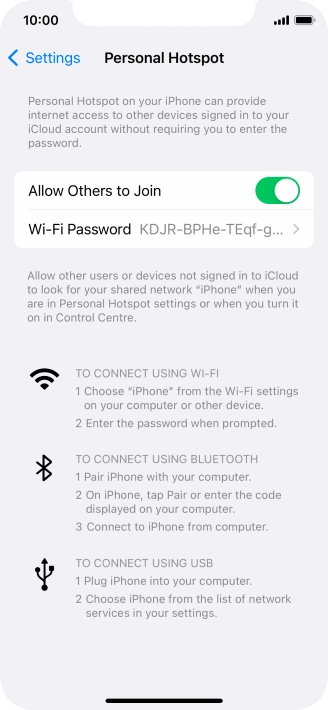 Slide your finger upwards starting from the bottom of the screen to return to the home screen.