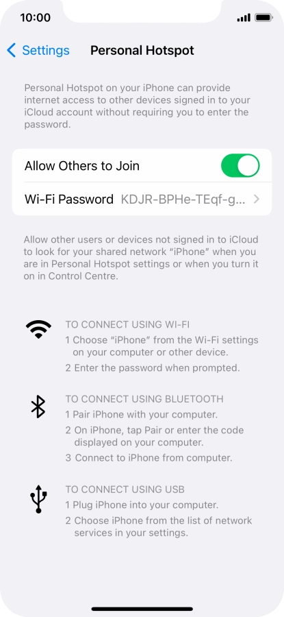 Slide your finger upwards starting from the bottom of the screen to return to the home screen.