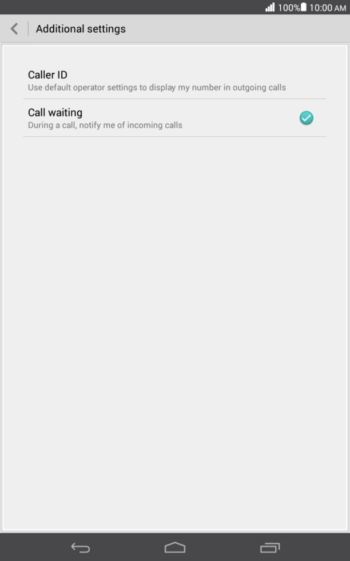 Press Caller ID.
