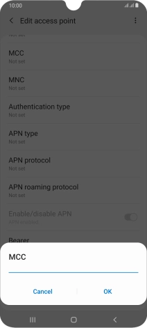 Key in 505 and press OK.