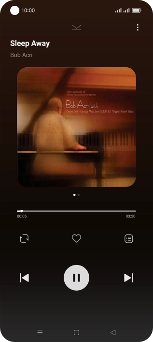 Press arrow right to go to the next audio file.
