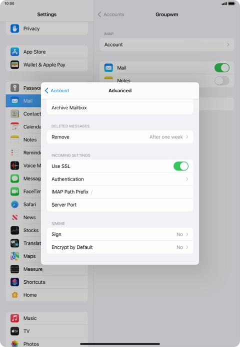 Press the indicator next to Press the indicator next to