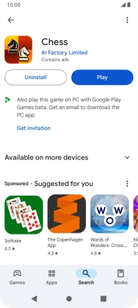 Press the Home key to return to the home screen.