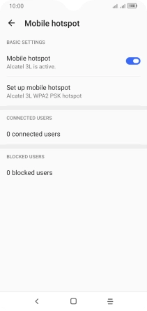 Press the Home key to return to the home screen.