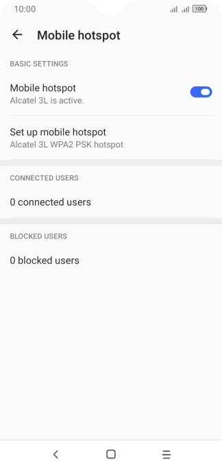 Press the Home key to return to the home screen.