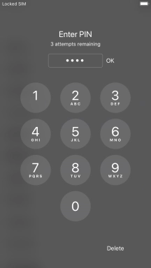 Key in your PIN and press OK.