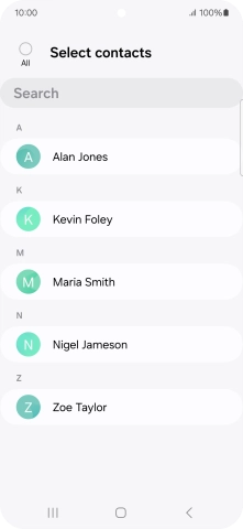 Press the field above 