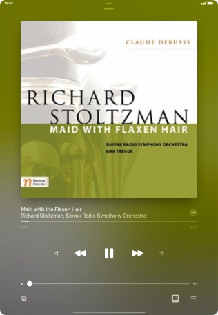 Press arrow right to go to the next audio file.