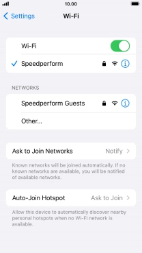 Press the Home key to return to the home screen.