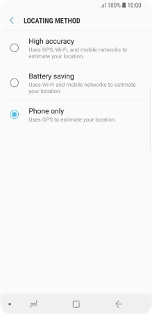 If you select High accuracy, your phone can find your exact position using the GPS satellites, the mobile network and nearby Wi-Fi networks. Satellite-based GPS requires a clear view of the sky.