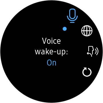 Press the language icon. Press the language icon.