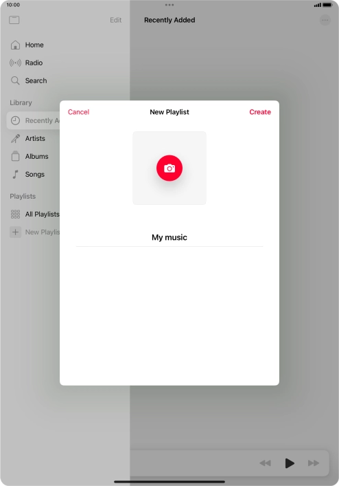 Press Create. Press Create.