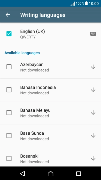 Press the Return key.