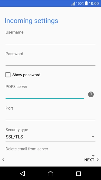 Press the field below Press the field below