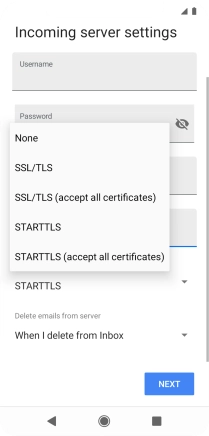 Press None to turn off the function.