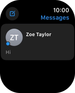 Press the required iMessage.