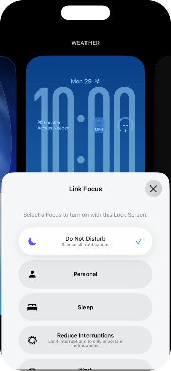 Press the close icon. Press the close icon.