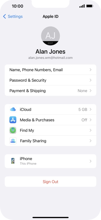 Slide your finger upwards starting from the bottom of the screen to return to the home screen.