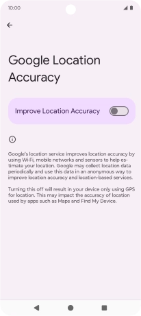 If you press the indicator next to 