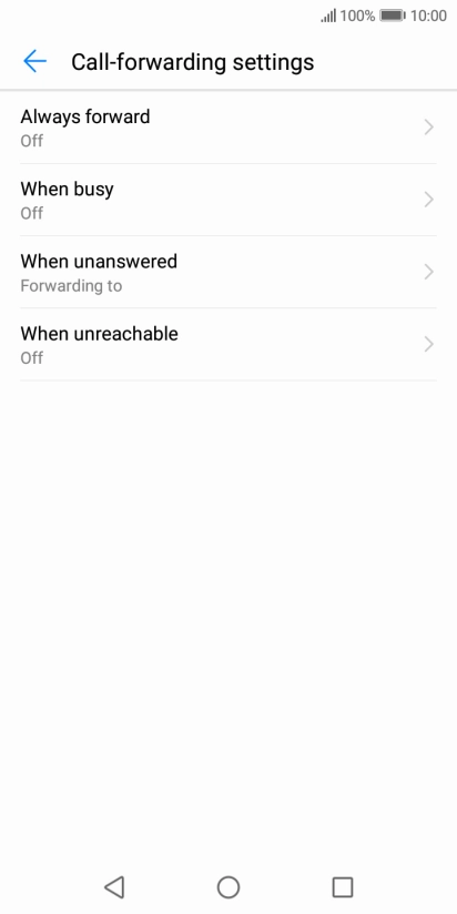 Press the Home key to return to the home screen.
