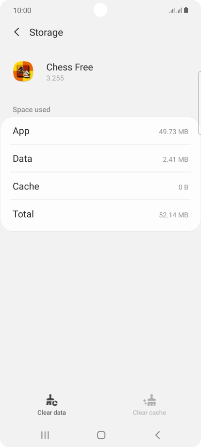 Press the Home key to return to the home screen.