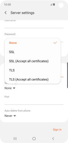 Press None to turn off the function. Press None to turn off the function.