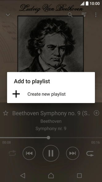 Press Create new playlist.