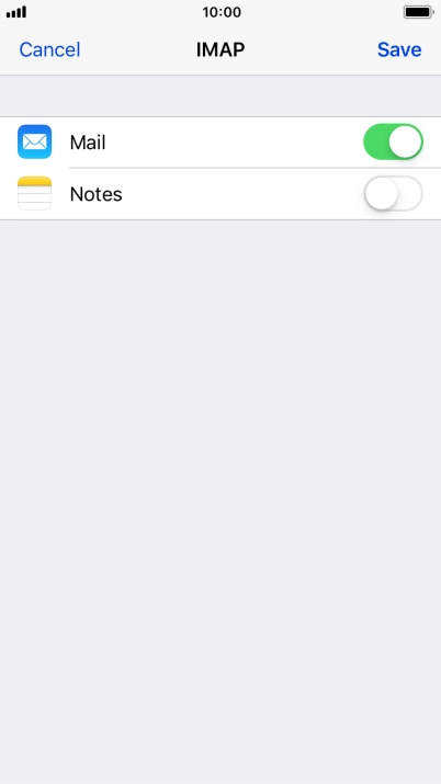 Press Save. Your email account has now been set up. To select more settings for incoming and outgoing server, proceed with the following steps.