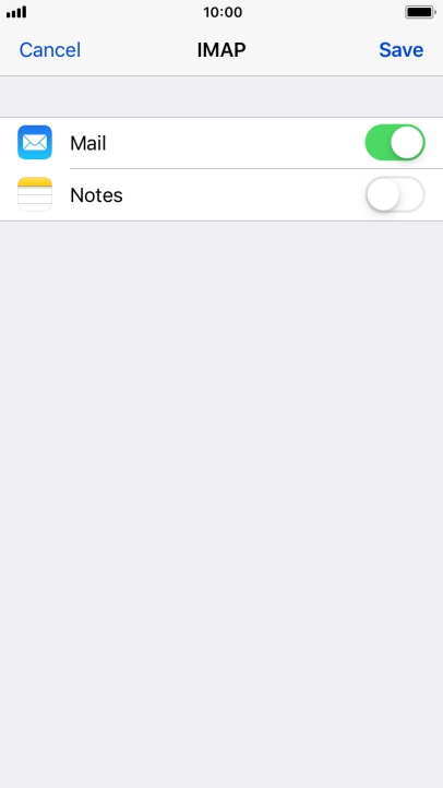 Press Save. Your email account has now been set up. To select more settings for incoming and outgoing server, proceed with the following steps.